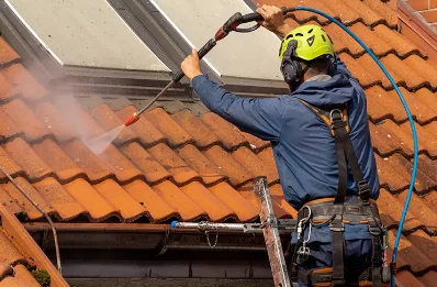 Démoussage et hydrofuge de toiture à Vregille